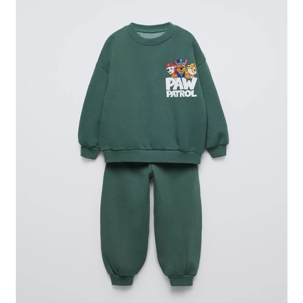 Paw Patrol Green Kids Sweatshirt and Pants Set